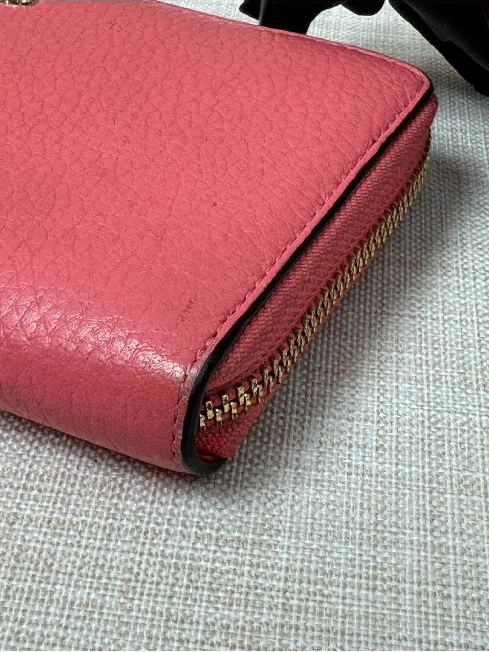 kate spade Coral Zip Around Wallet in Bright Coral